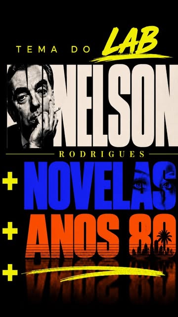 Peça visual do Lab Cênico inspirada em Nelson Rodrigues